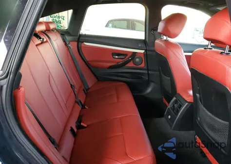 2016 BMW 335 Xigt из США, поврежденный, VIN WBA3X9C57GD869652